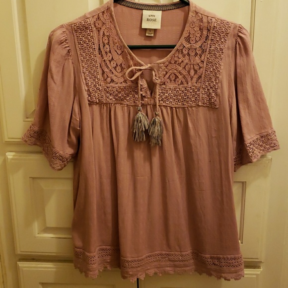 Knox Rose | Tops | Knox Rose Blouse Size Large | Poshmark